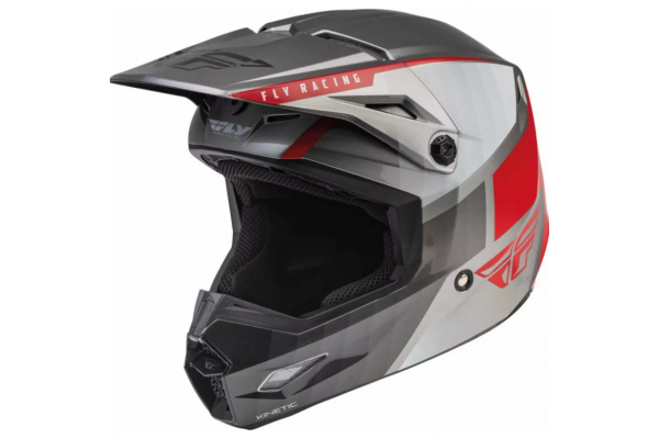 Шлем кроссовый FLY RACING KINETIC Drift (серый, S, 140126-880-3072)