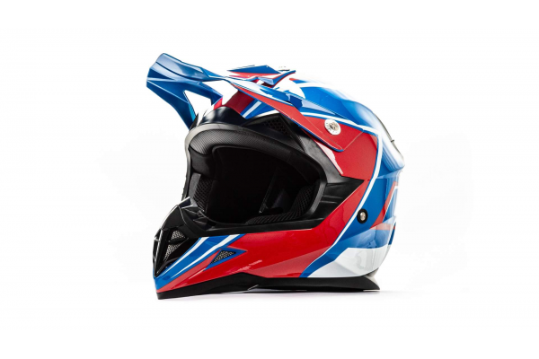 Шлем мото кроссовый HIZER 615 (M) #5 blue