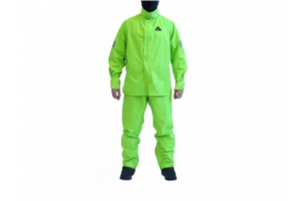 Дождевик мембранный (куртка+брюки) ATAKI Adventure (Hi-Vis зеленый, L, 020427-777-9459)